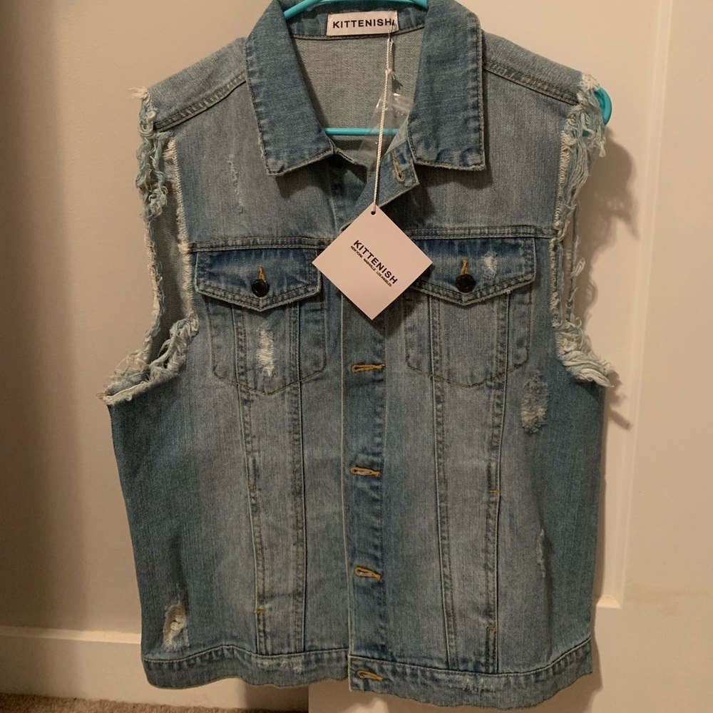 Cute Vest with American flag